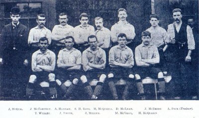 Liverpool team picture from the club's first season