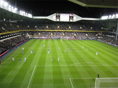 White Hart Lane, home ground for Tottenham 1899-2017.