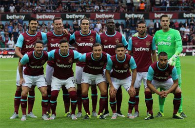 West Ham team in 2015