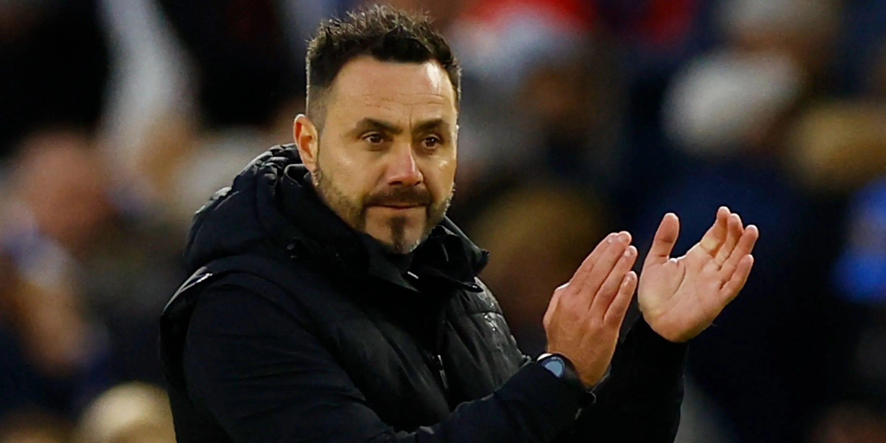 HLV Roberto De Zerbi khi còn dẫn dắt Brighton, người được Fabio Paratici đề cử cho Tottenham.
