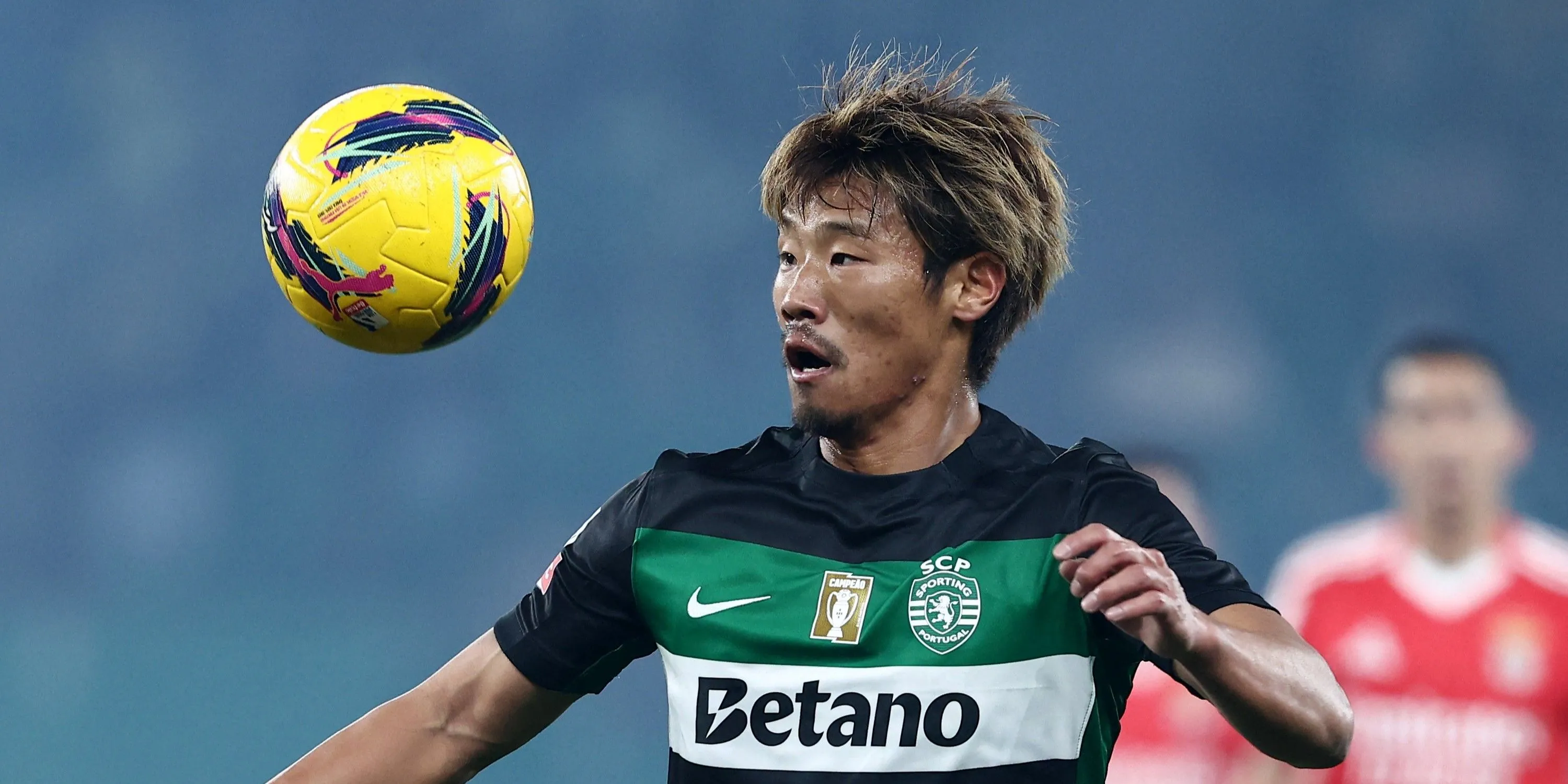Tiền vệ Hidemasa Morita trong màu áo Sporting CP - mục tiêu chuyển nhượng của Leeds United