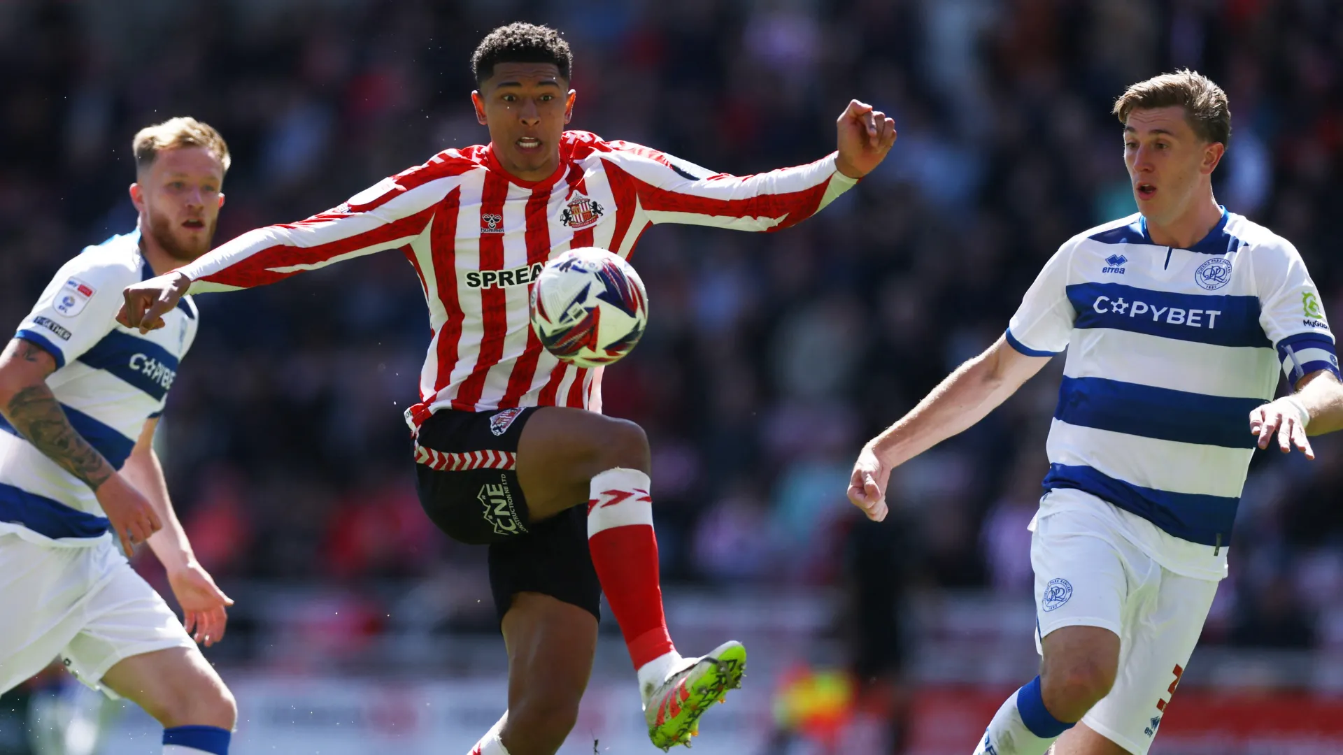 Tiền vệ trẻ Jobe Bellingham trong màu áo Sunderland