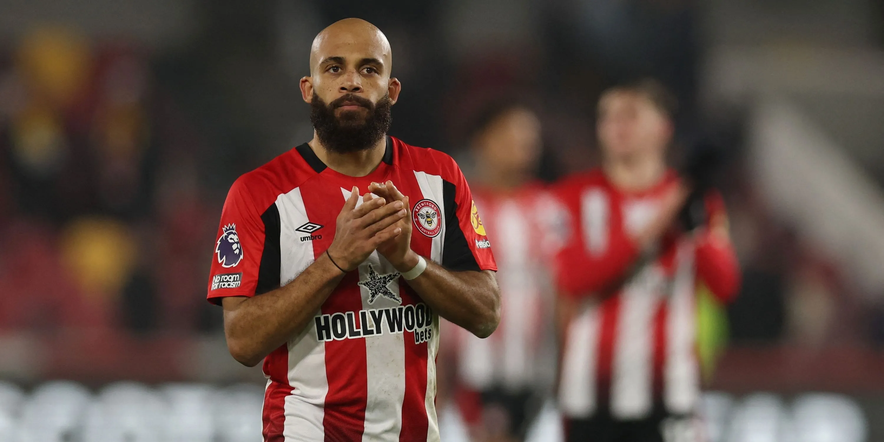 Tiền đạo Bryan Mbeumo của Brentford sau một trận đấu