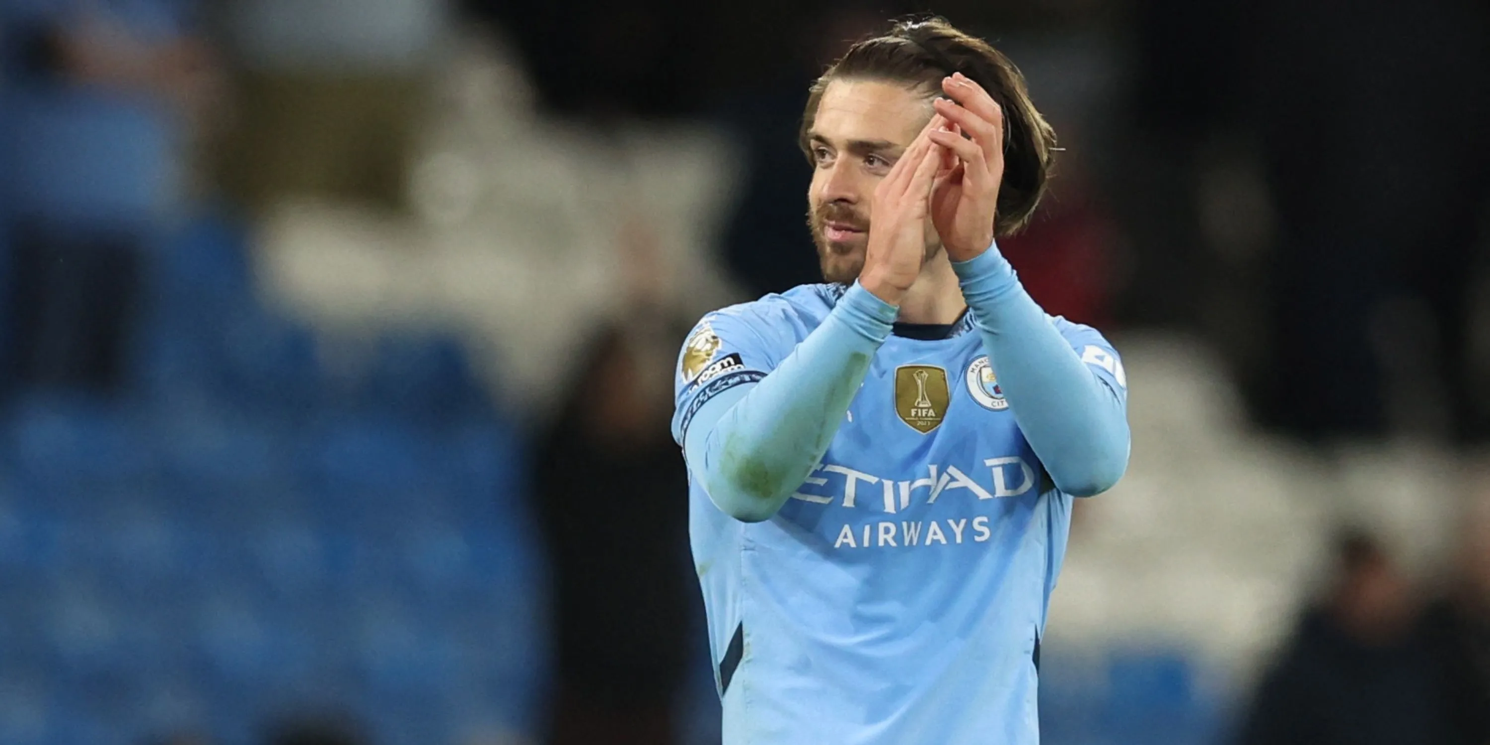 Tiền vệ Jack Grealish trong màu áo Manchester City, mục tiêu chuyển nhượng của Newcastle
