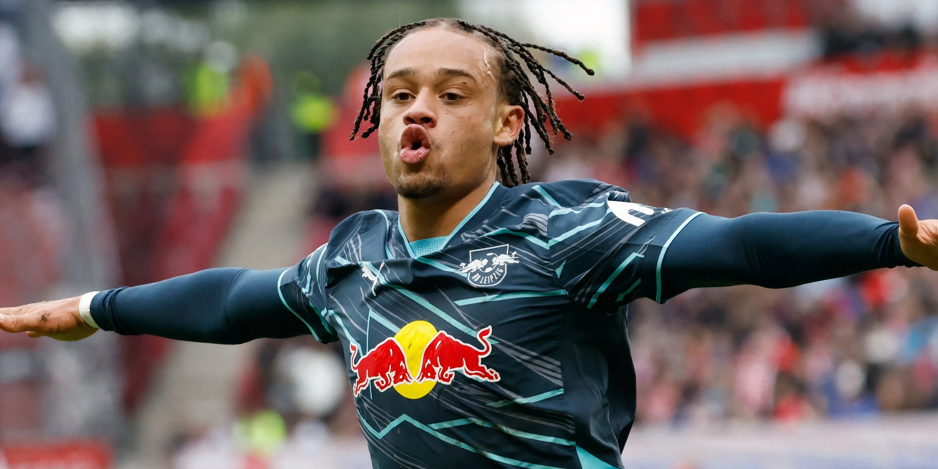 Xavi Simons trong màu áo RB Leipzig tại Bundesliga