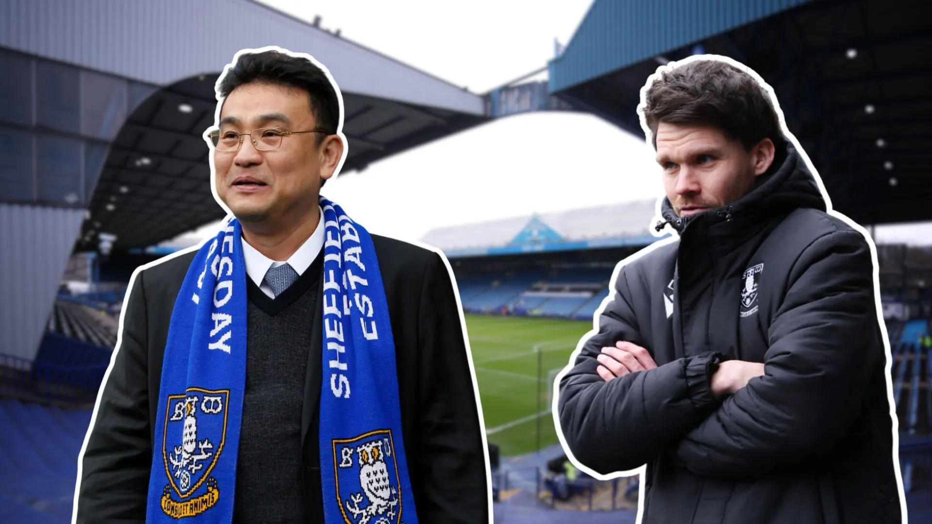 Ông chủ Dejphon Chansiri và HLV Danny Rohl của Sheffield Wednesday