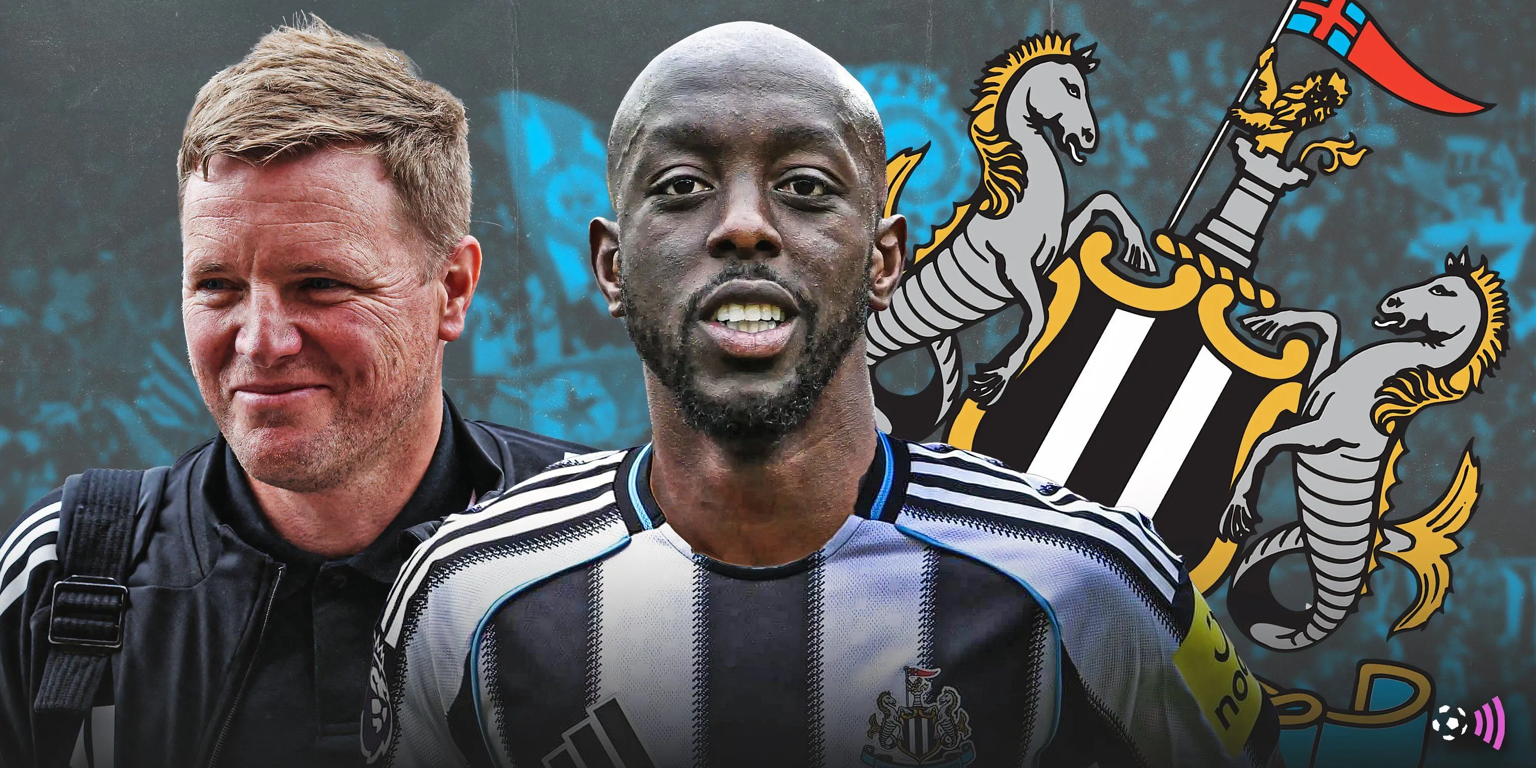 Huấn luyện viên Eddie Howe của Newcastle bàn bạc chiến thuật bên ngoài sân.