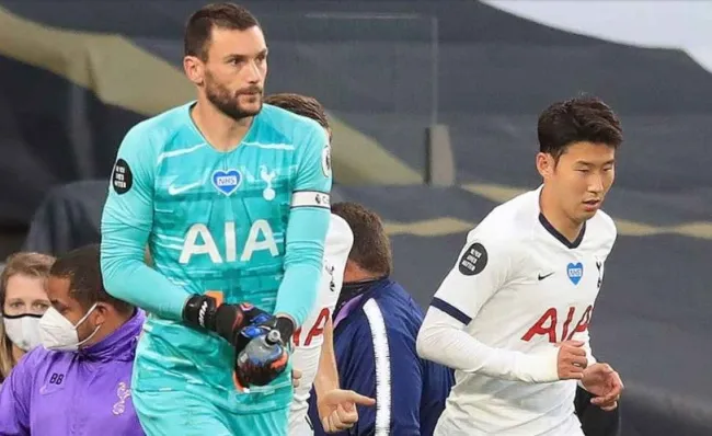 Son Heung-min và Hugo Lloris làm lành sau xô xát.